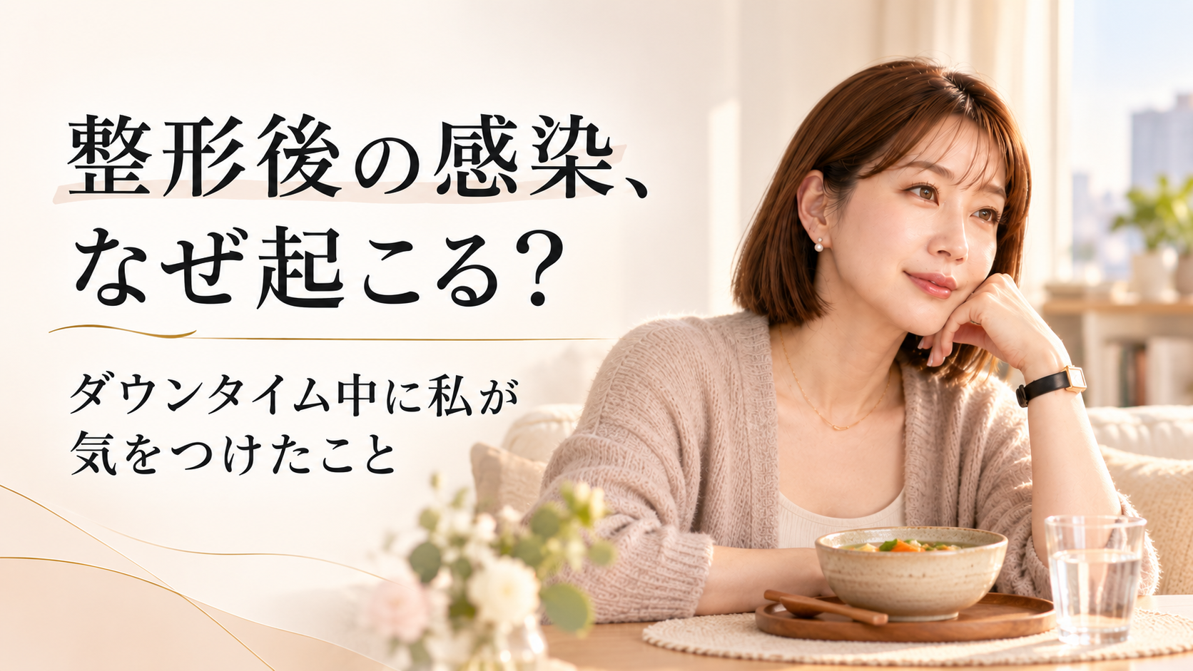 【韓国美容整形のダウンタイム】術後の感染はなぜ起こる？私が気をつけた過ごし方