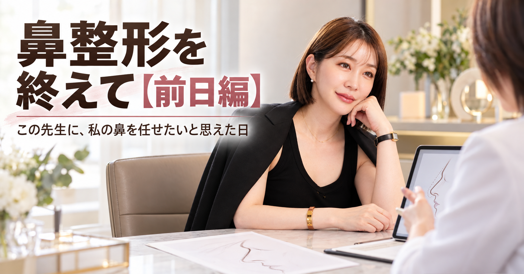 49歳、鼻整形前日。ユ・アンナ院長に「私の鼻を任せたい」と思えた日